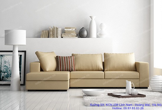 mẫu sofa góc nỉ 17